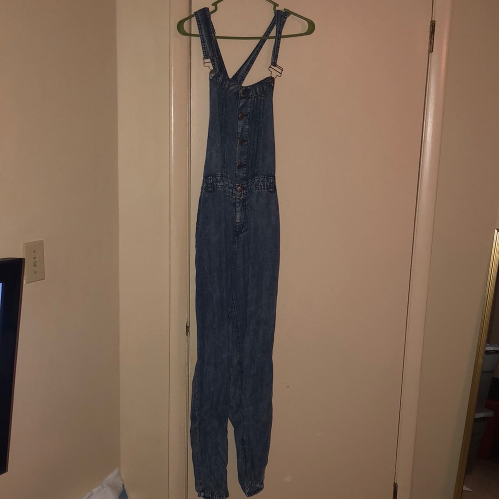 Blue Jean Denim Wash Overalls